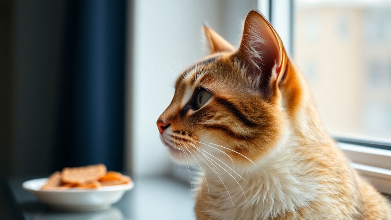 A contemplative cat looking out the window.